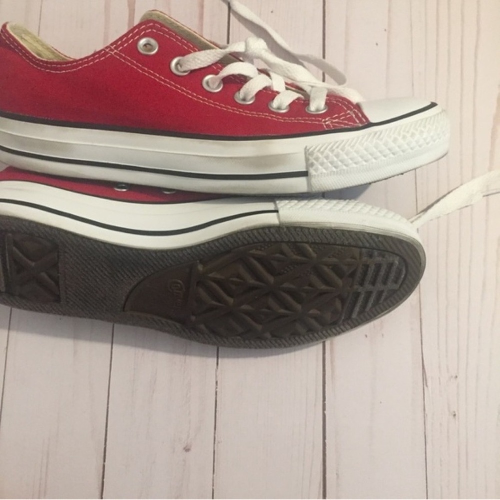 Converse | Shoes | Embroidered All Star Sneaker | Red - Picture 3 of 8